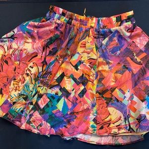 Naven Multi Color Mini Skirt